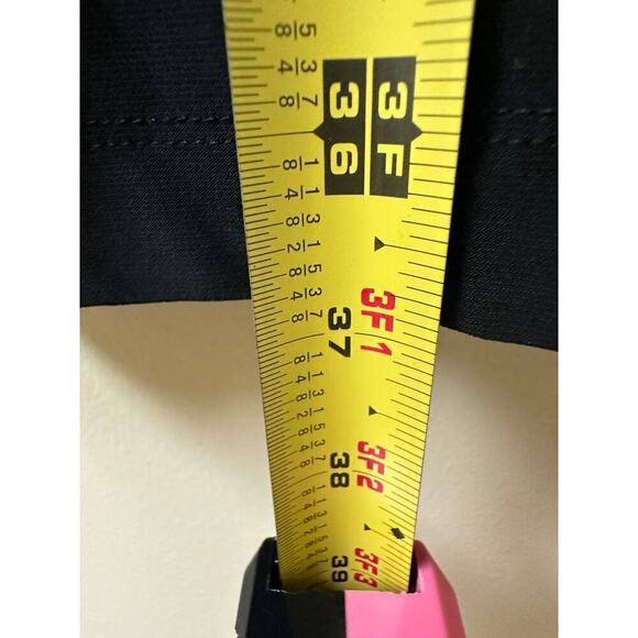 Nine West Black Origami V-Neck Ruched Sleeveless Workwear Cocktail Dress Size 2 - Picture 11 of 11